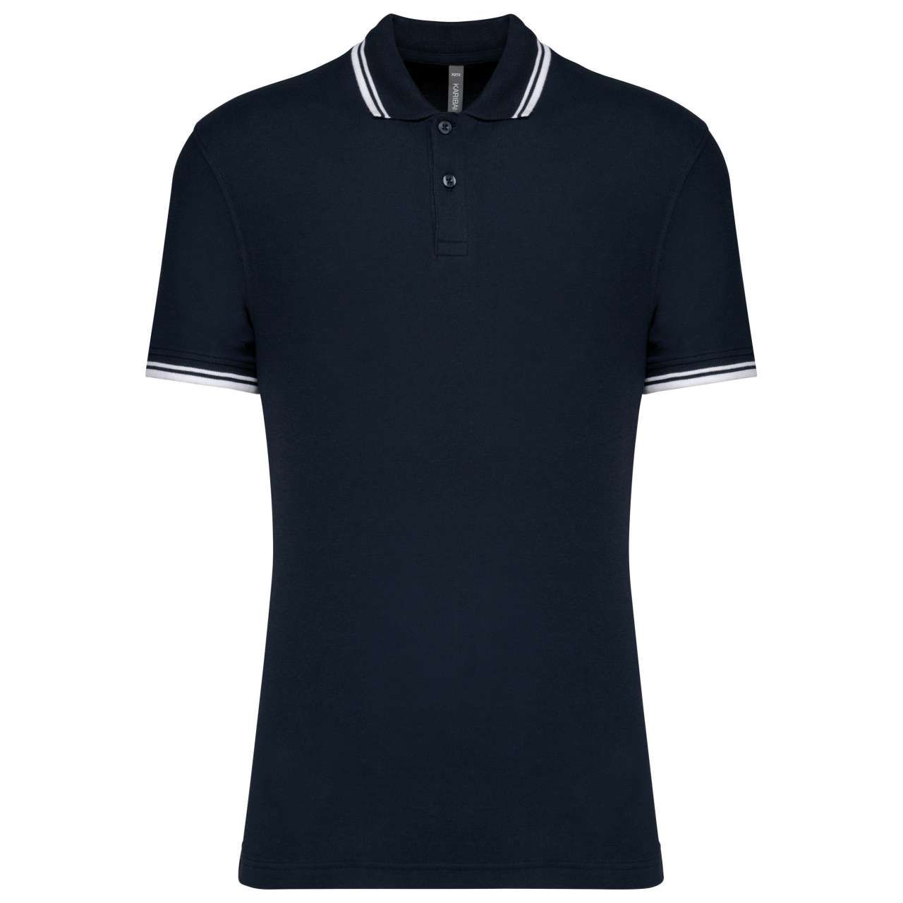 Kariban MEN'S SHORT-SLEEVED POLOSHIRT WITH CONTRASTING PIPING