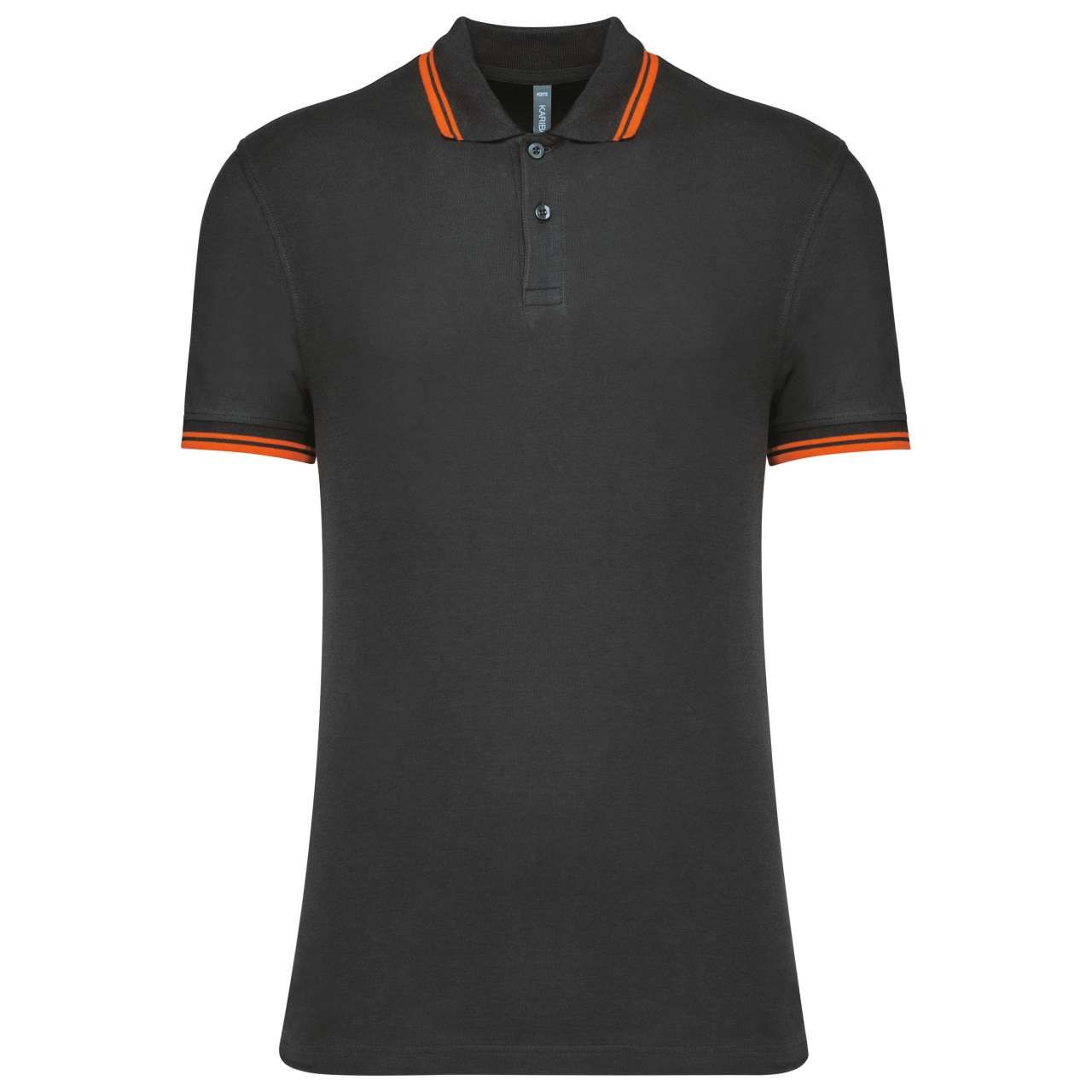Kariban MEN'S SHORT-SLEEVED POLOSHIRT WITH CONTRASTING PIPING