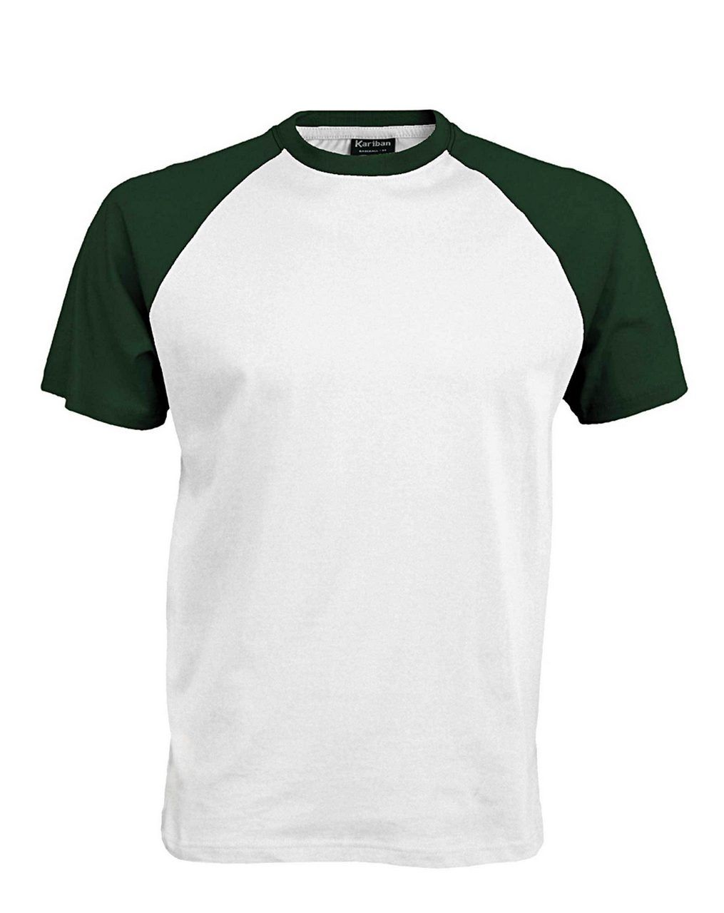 Kariban BASEBALL - TRICOU CU MÂNECI SĂRITE ÎN DOUĂ CULORI