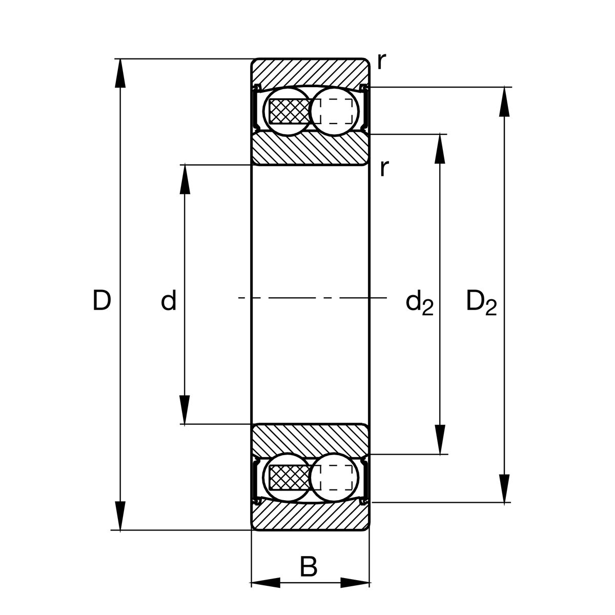 2200-2RS-TVH+FAG