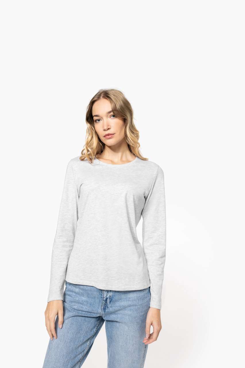 Kariban TRICOU CU MÂNECI LUNGI PENTRU FEMEI, GĂITĂ LA GAT