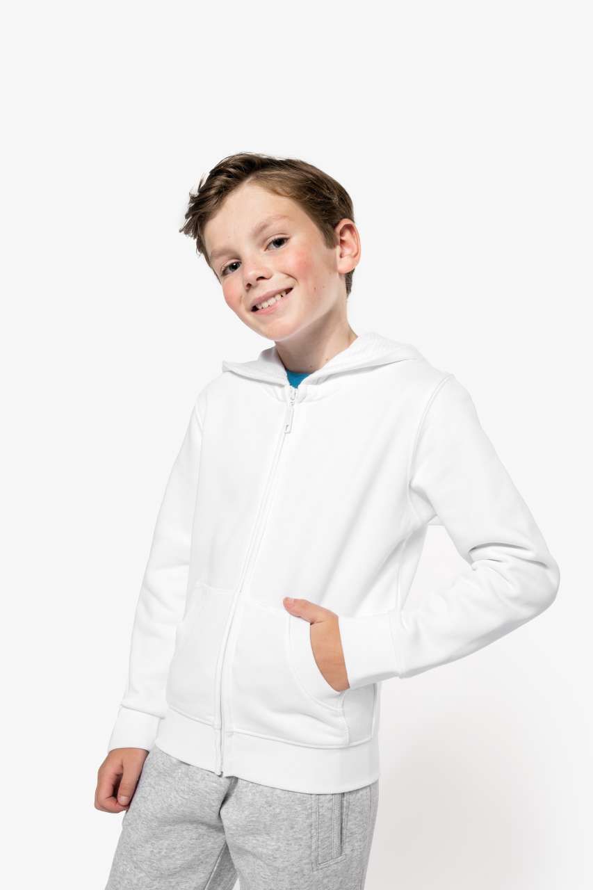 Kariban KIDS FULL ZIP HOODED SWEATSHIRT