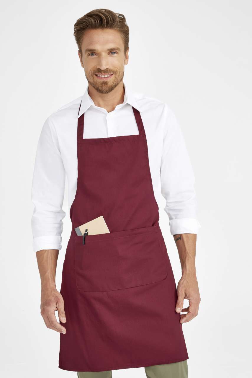 SOL'S SOL'S GRAMERCY - LONG APRON WITH POCKET