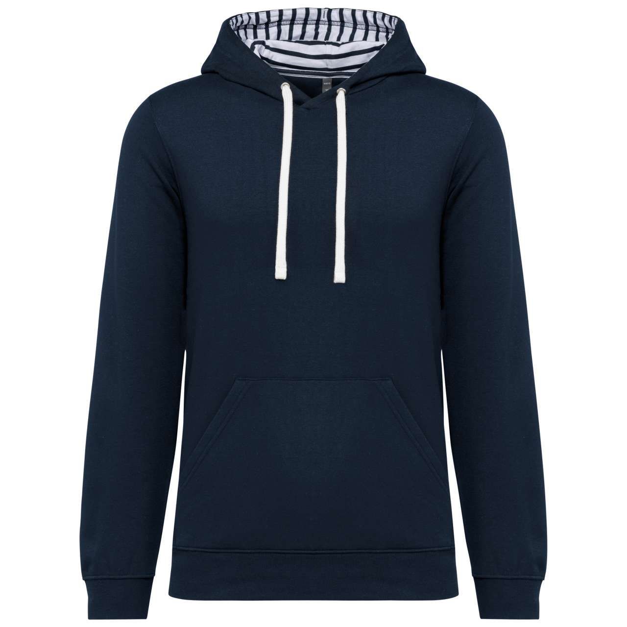 Kariban UNISEX CONTRAST PATTERNED HOODED SWEATSHIRT