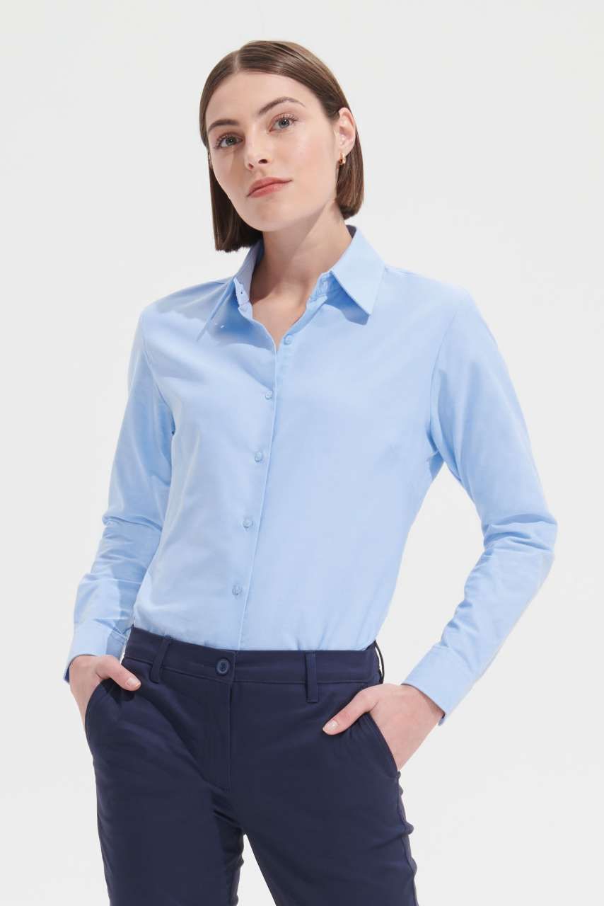 SOL'S SOL'S EMBASSY - LONG SLEEVE OXFORD WOMEN'S SHIRT