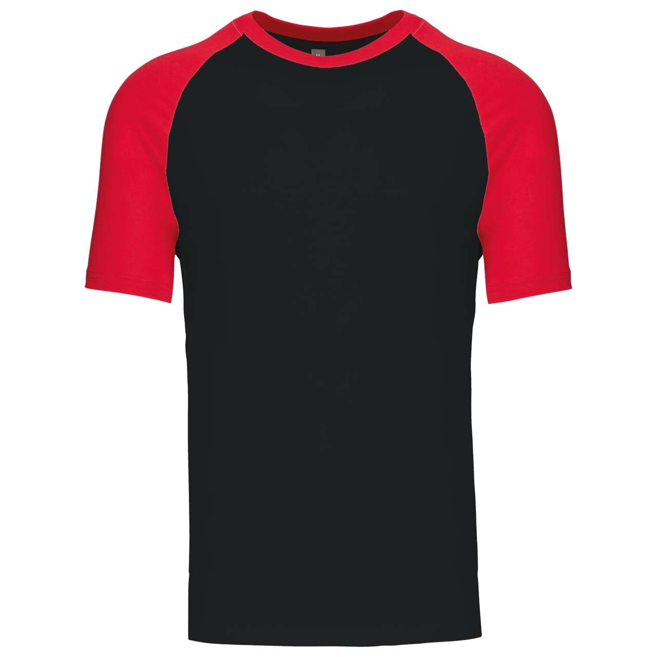Kariban BASEBALL - TRICOU CU MÂNECI SĂRITE ÎN DOUĂ CULORI