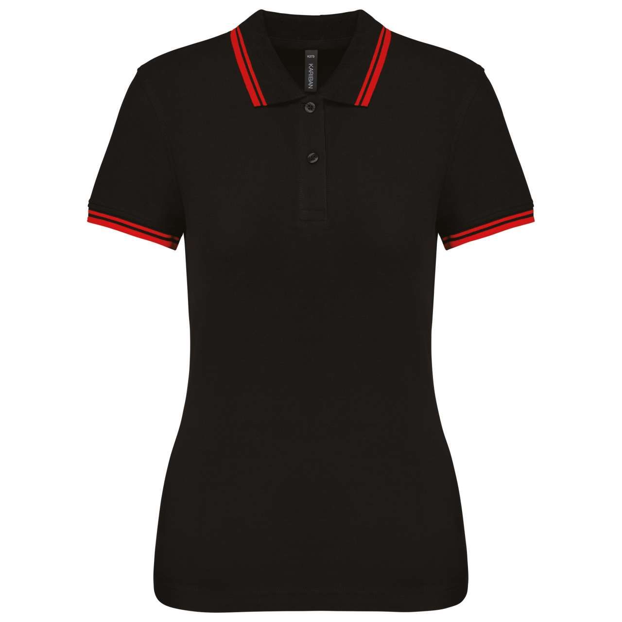 Kariban LADIE'S SHORT-SLEEVED POLOSHIRT WITH CONTRASTING PIPING