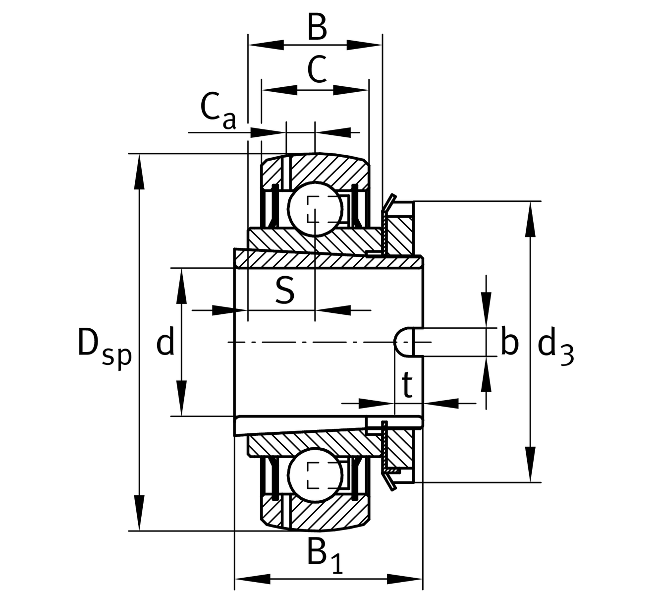 GSH20-XL-2RSR-B+INA