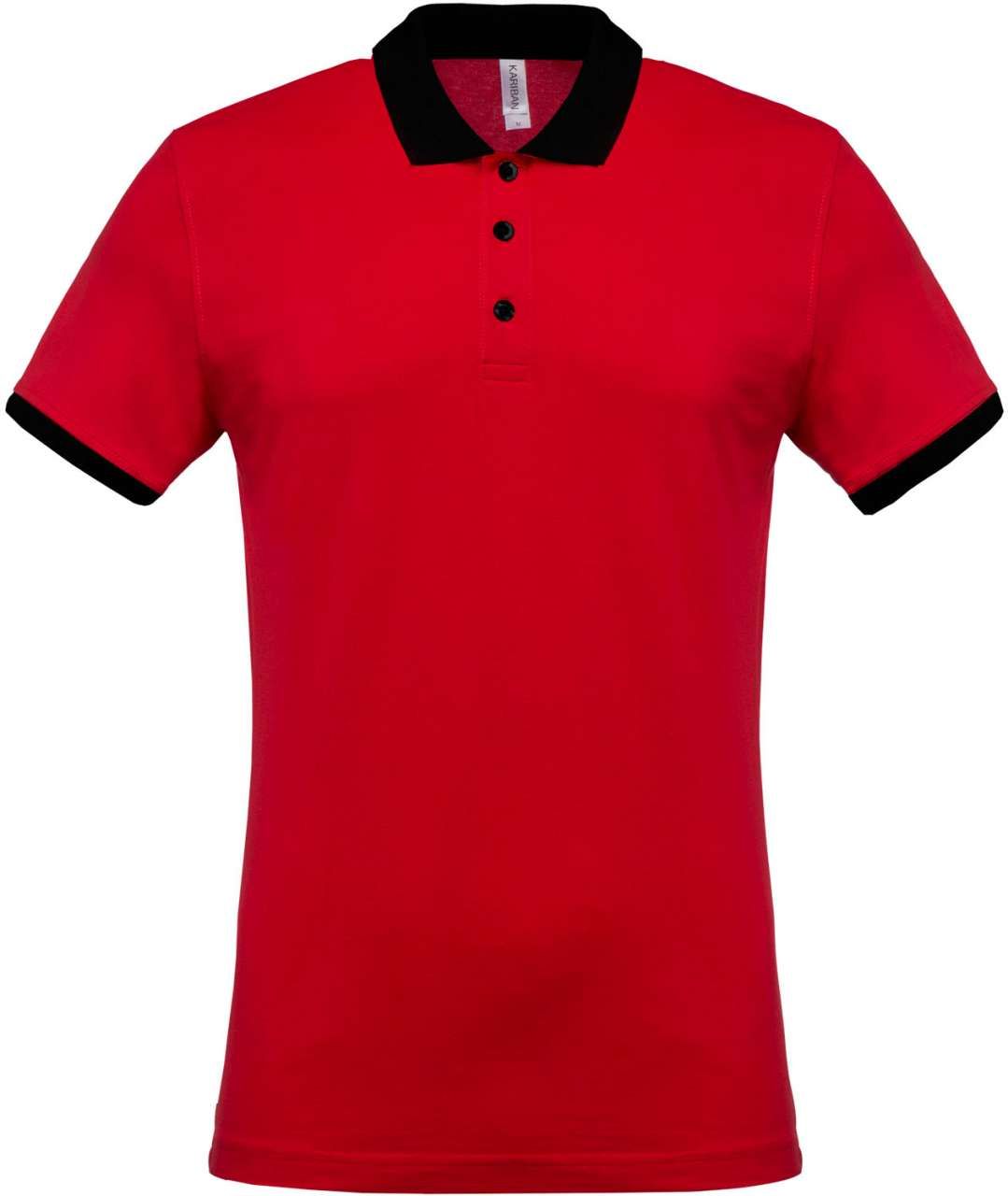 Kariban MEN'S TWO-TONE PIQUÉ POLO SHIRT