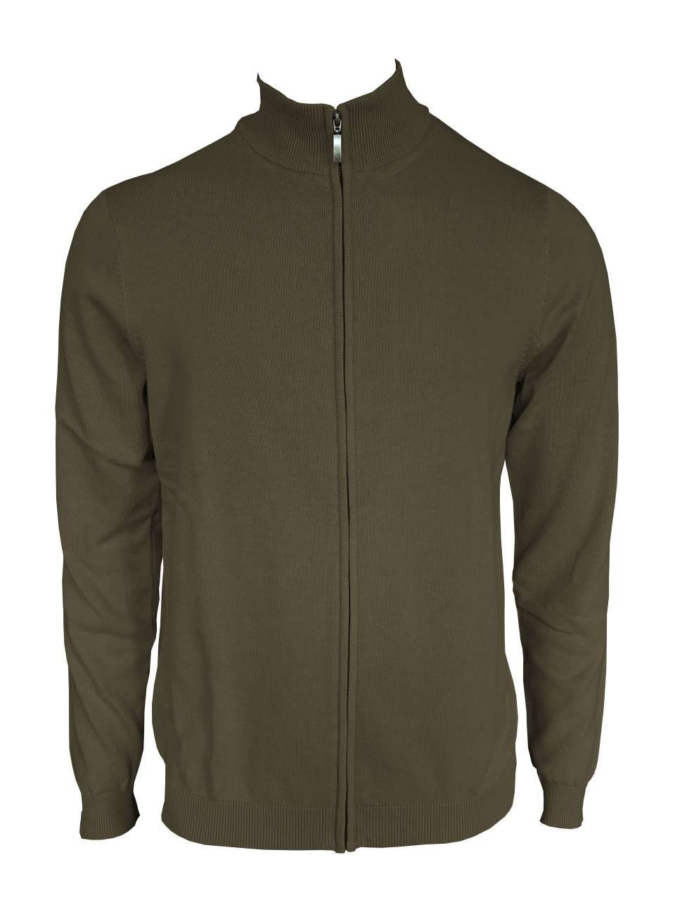 Legend Classics MEN’S FULL ZIP CARDIGAN FINE GAUGE COTTON
