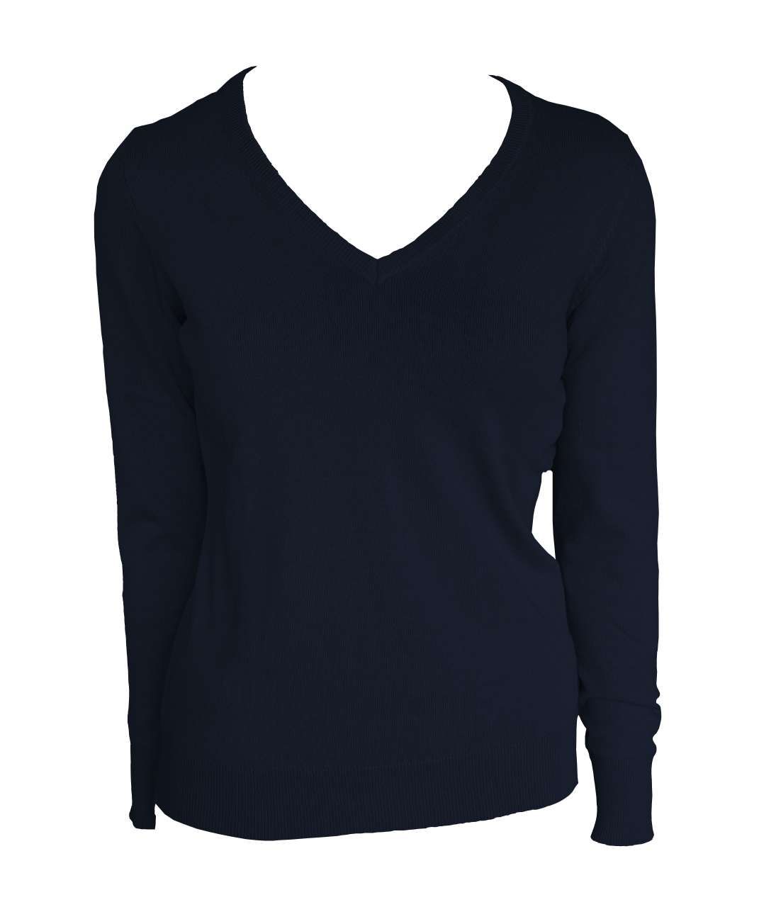 Legend Classics WOMEN’S V-NECK FINE GAUGE COTTON PULLOVER