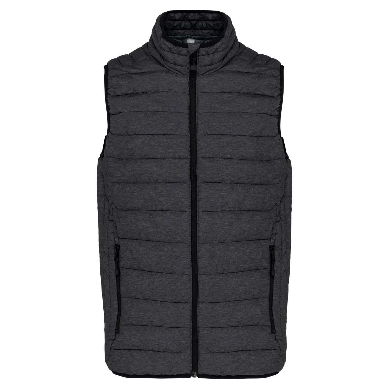 Kariban MEN’S LIGHTWEIGHT SLEEVELESS FAKE DOWN JACKET