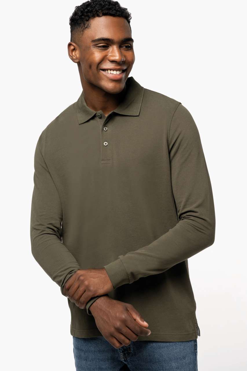 Kariban MEN'S LONG-SLEEVED POLO SHIRT
