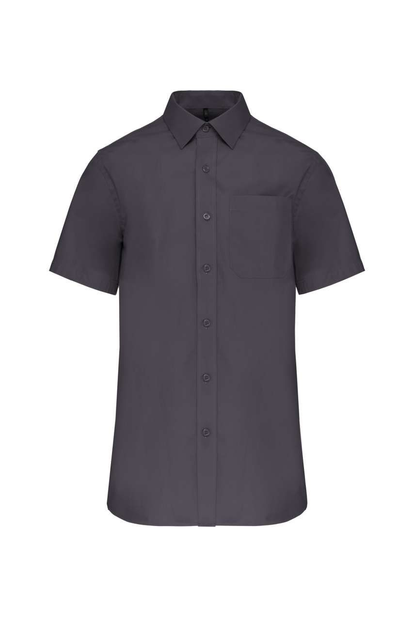 Kariban MEN'S SHORT-SLEEVED COTTON POPLIN SHIRT