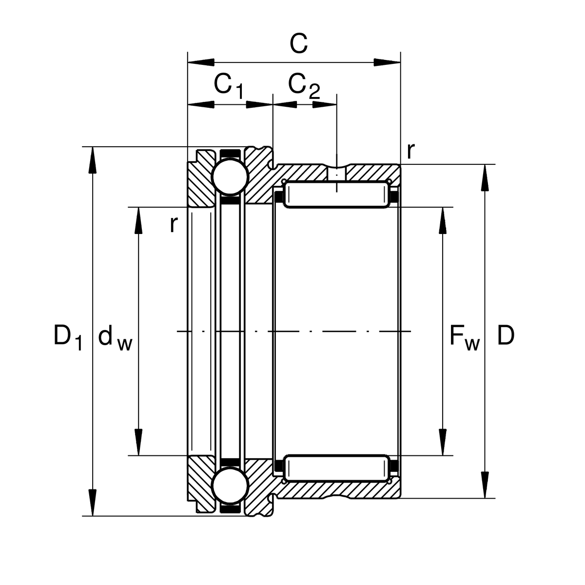 NKX10-TV-XL+INA