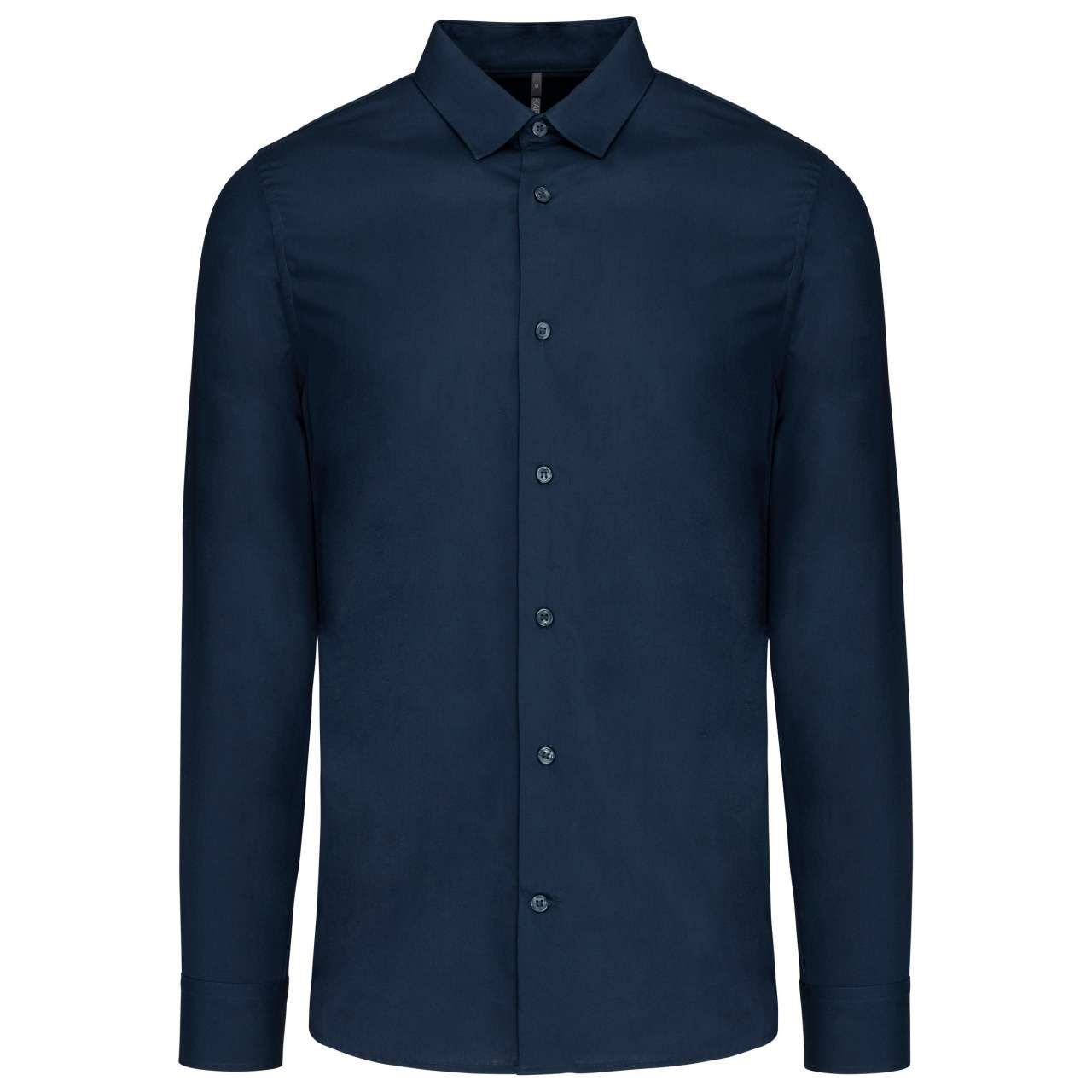 Kariban CĂMAȘĂ DIN POPLIN DIN BUMBAC CU MÂNECI LUNGI PENTRU BĂRBAȚI