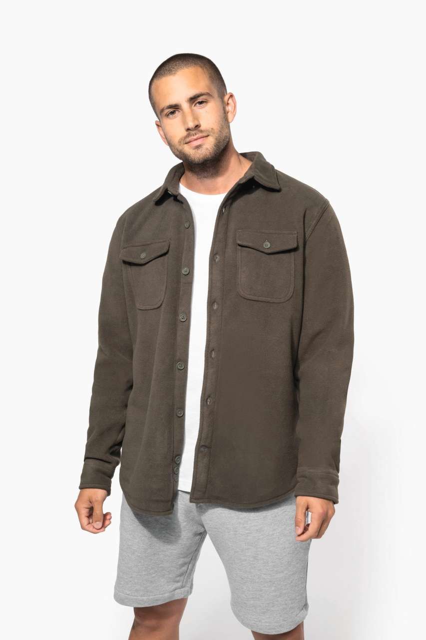 Kariban SHERPA-LINED FLEECE OVERSHIRT