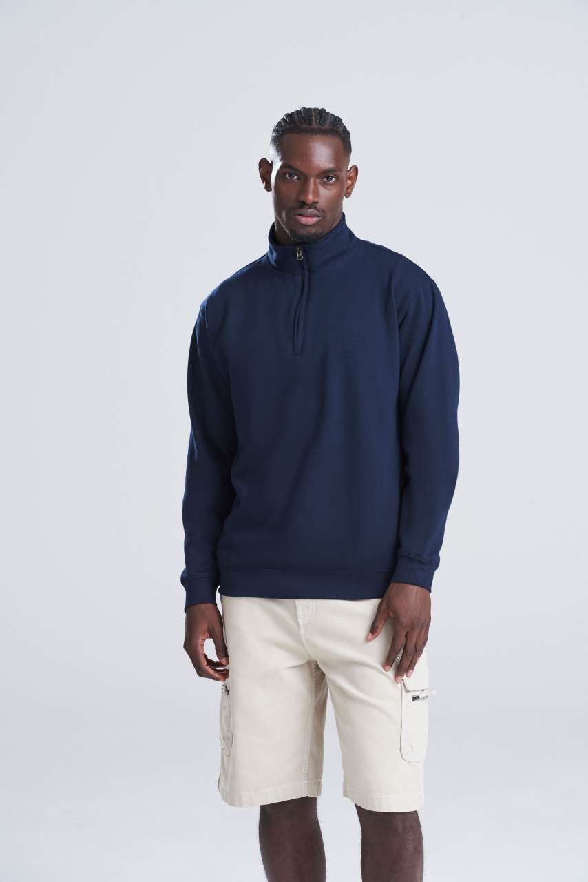 Just Hoods SOPHOMORE 1/4 ZIP SWEAT