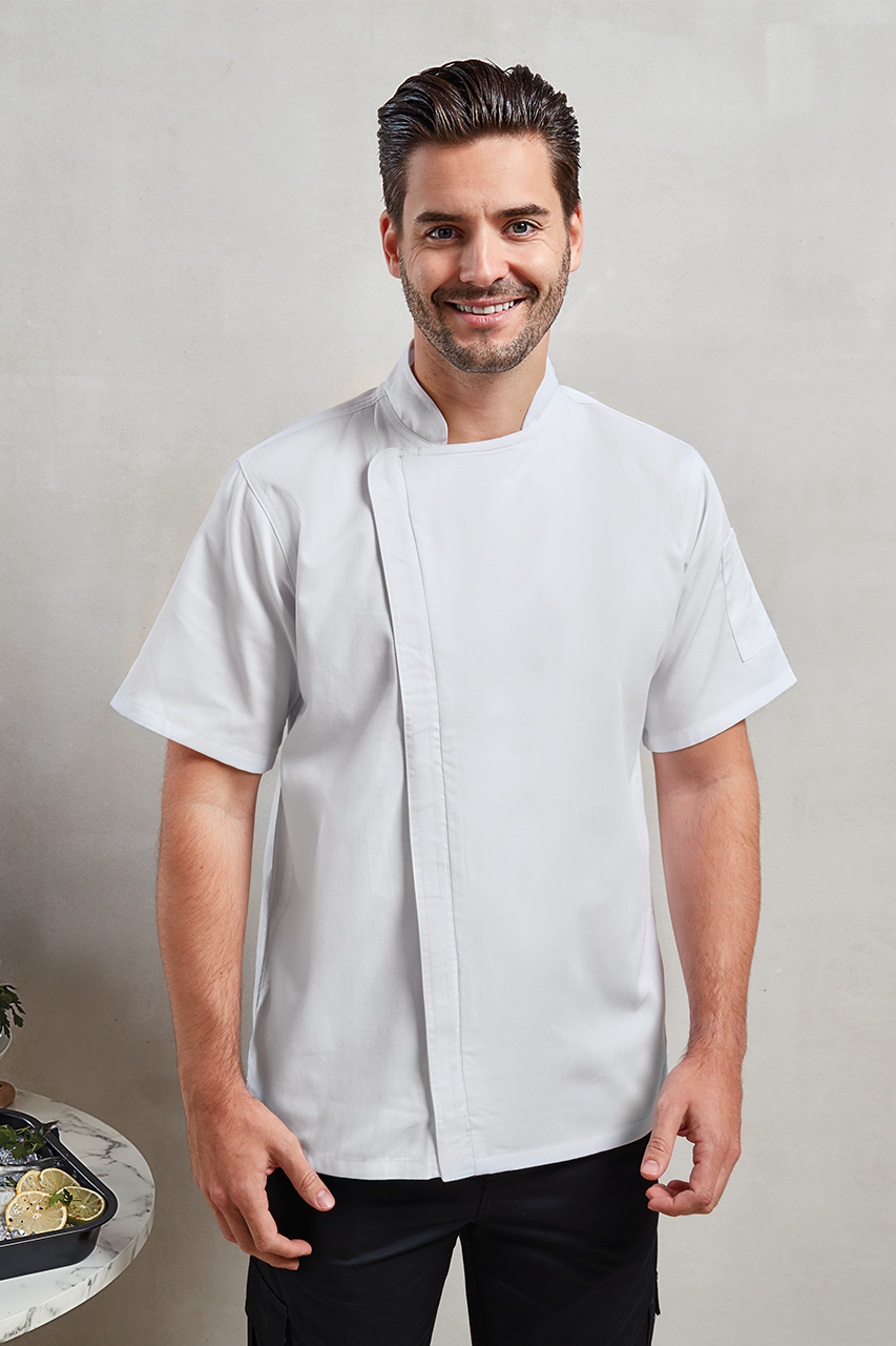Premier CHEF'S ZIP-CLOSE SHORT SLEEVE JACKET