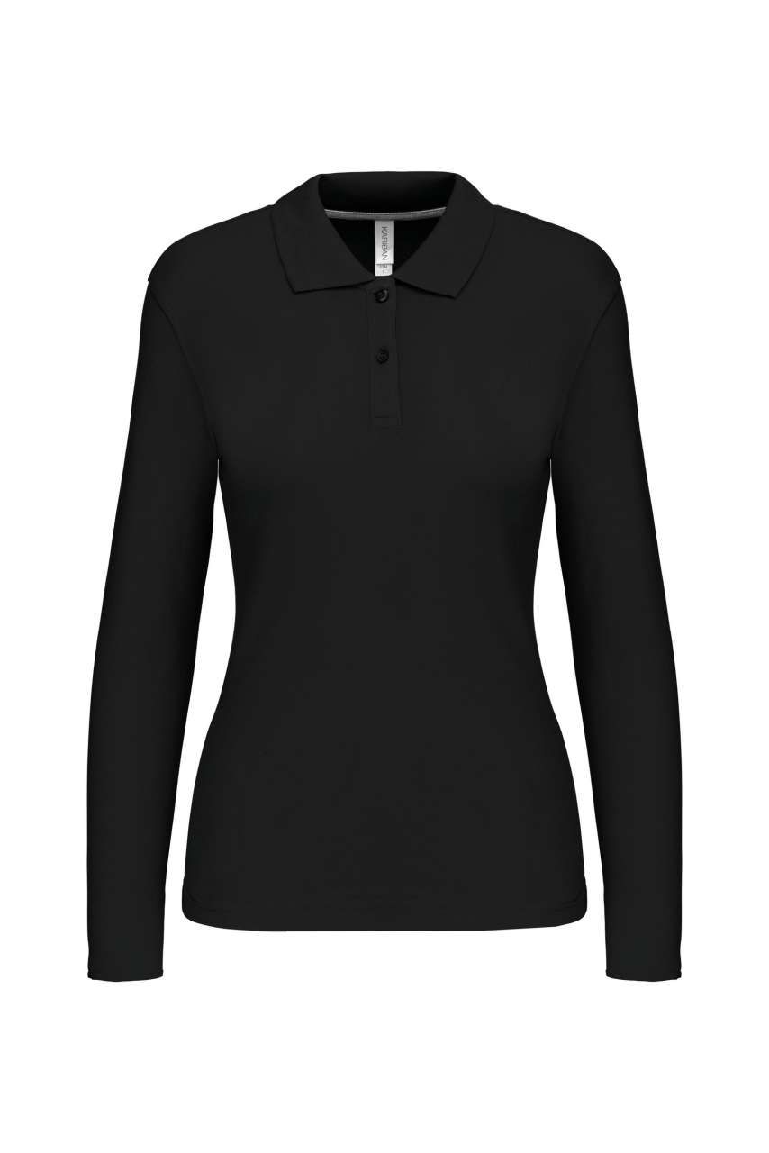 Kariban LADIES' LONG-SLEEVED POLO SHIRT