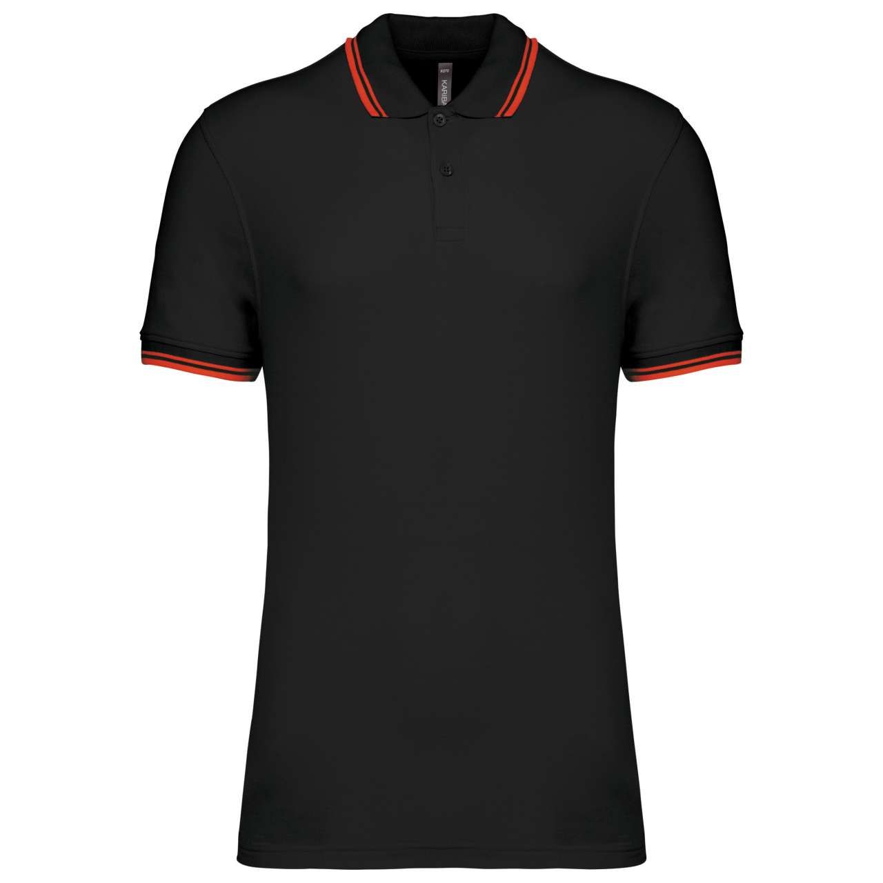 Kariban MEN'S SHORT-SLEEVED POLOSHIRT WITH CONTRASTING PIPING