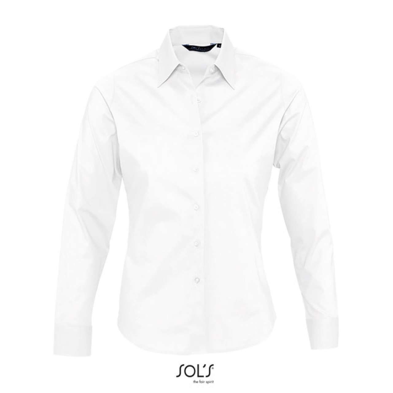SOL'S SOL'S EDEN - CĂMAȘĂ PENTRU FEMEI CU MÂNECI LUNGI ȘI ELASTICĂ