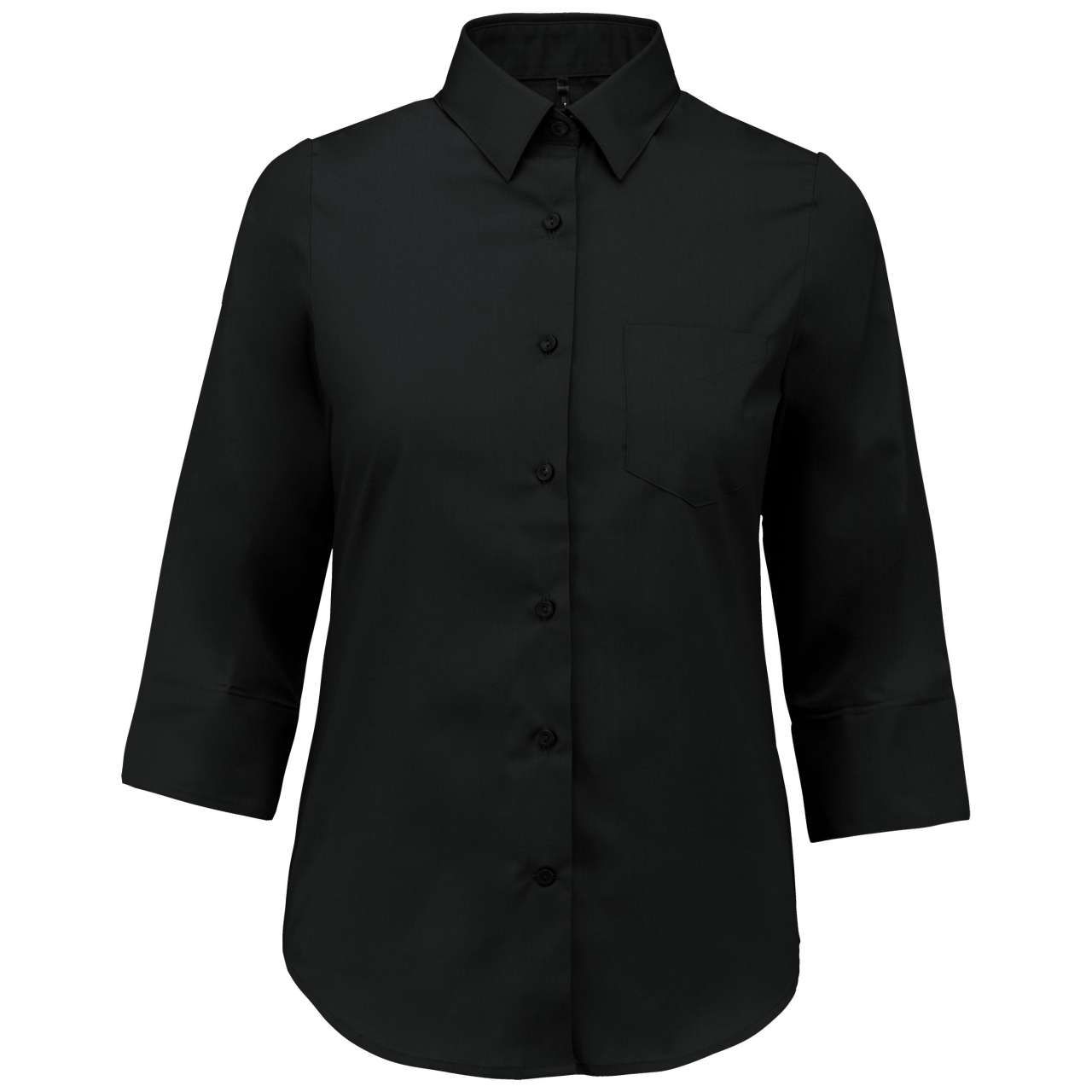 Kariban LADIES' 3/4 SLEEVED SHIRT