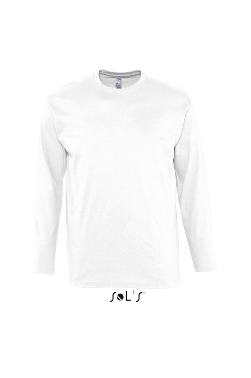 SOL'S SOL'S MONARCH - TRICOU CU MÂNECI LUNGI ȘI GULER ROTUND PENTRU BĂRBAȚI