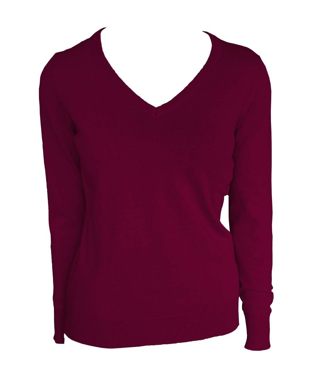 Legend Classics WOMEN’S V-NECK FINE GAUGE COTTON PULLOVER
