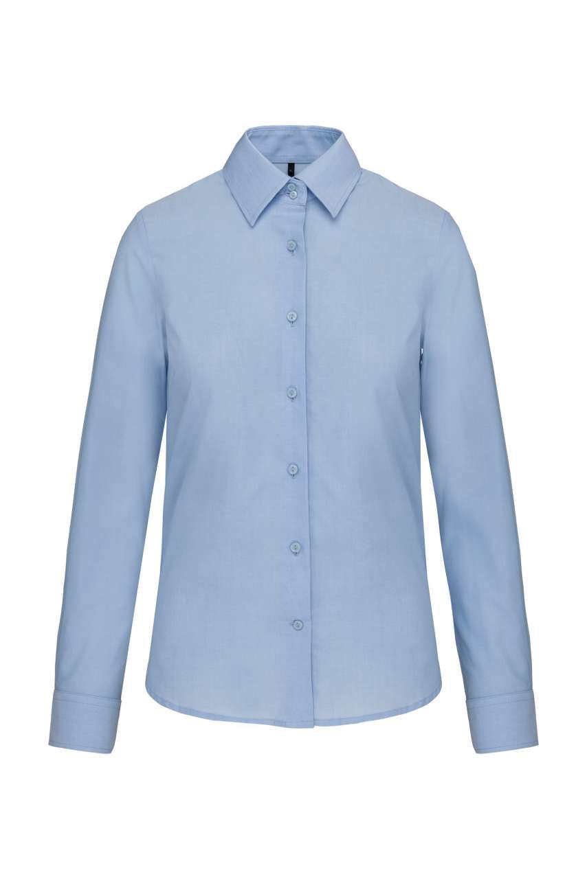 Kariban LADIES' LONG-SLEEVED OXFORD SHIRT