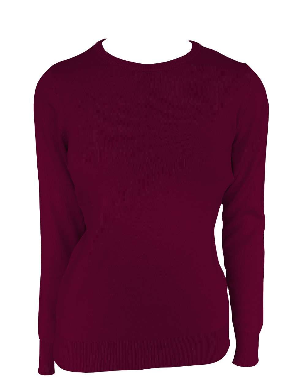 Legend Classics WOMEN’S CREW NECK FINE GAUGE COTTON PULLOVER