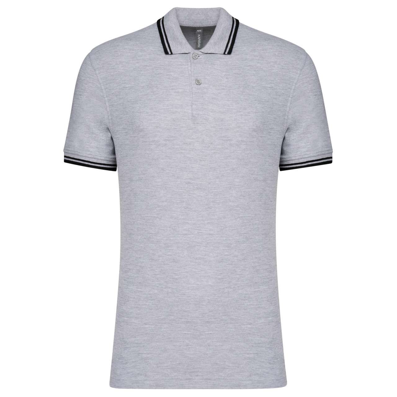 Kariban MEN'S SHORT-SLEEVED POLOSHIRT WITH CONTRASTING PIPING