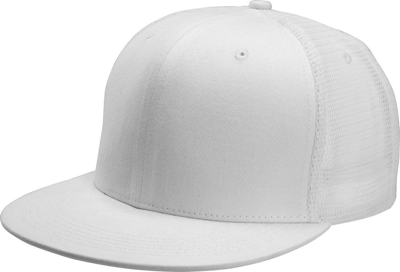 K-UP TRUCKER FLAT PEAK CAP - 6 PANELS