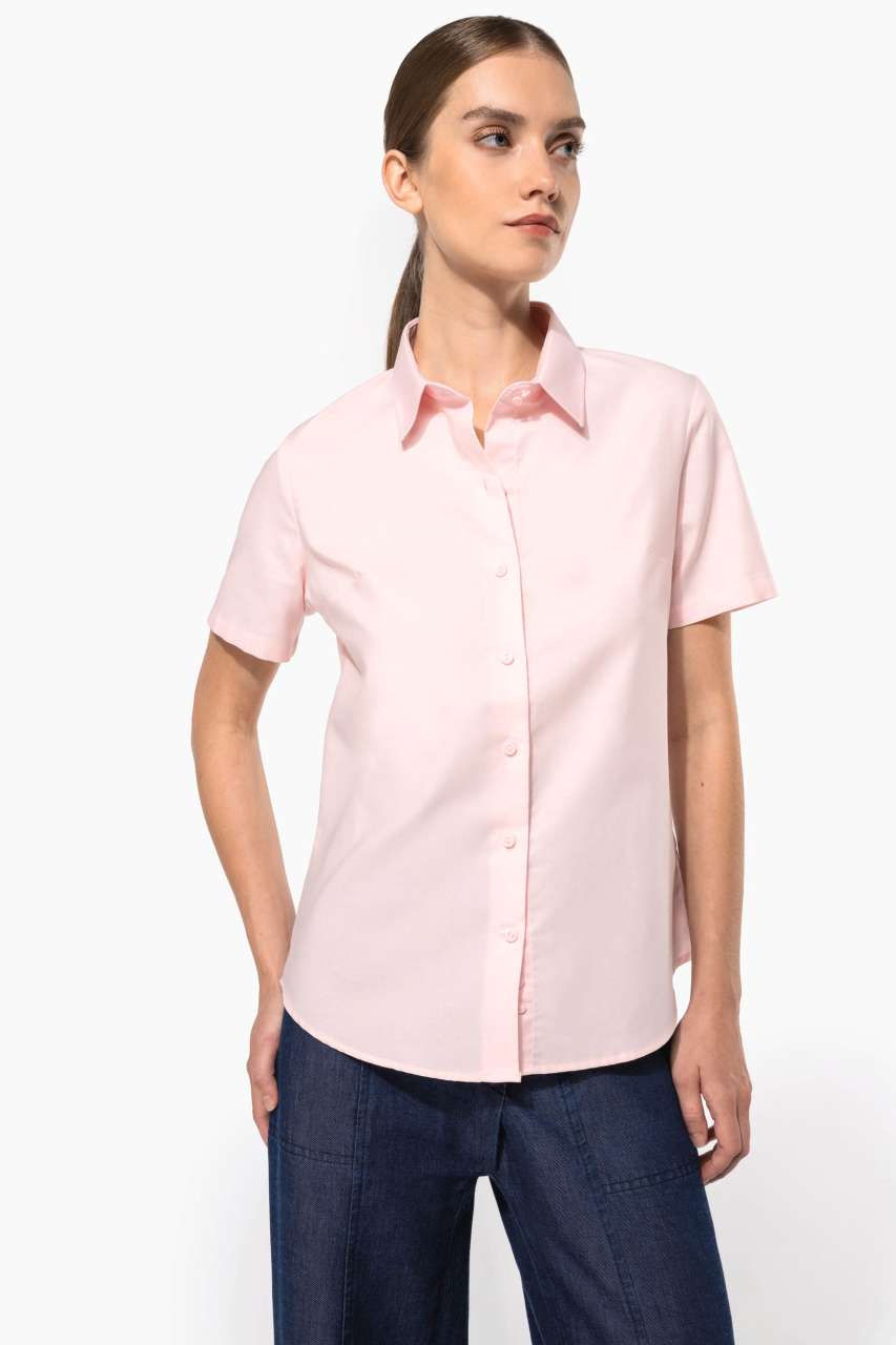 Kariban LADIES' SHORT-SLEEVED OXFORD SHIRT