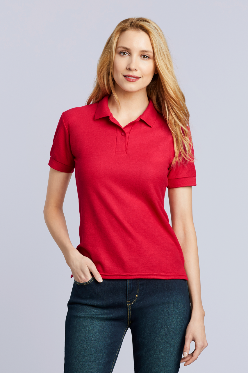 Gildan DRYBLEND® POLO FEMEIESC DIN DUBLĂ PIQUÉ