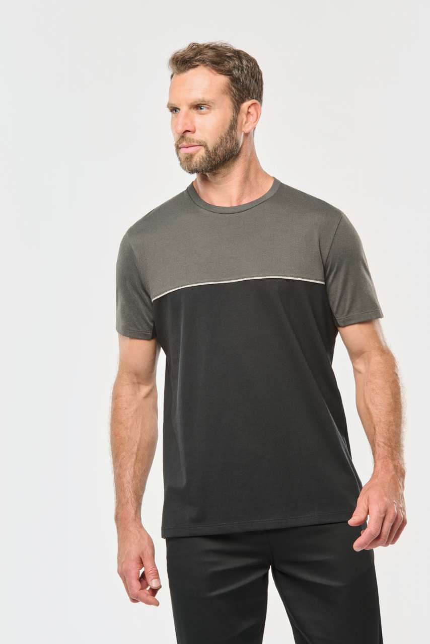 Designed To Work UNISEX ECO-FRIENDLY SHORT SLEEVE TWO-TONE T-SHIRT
