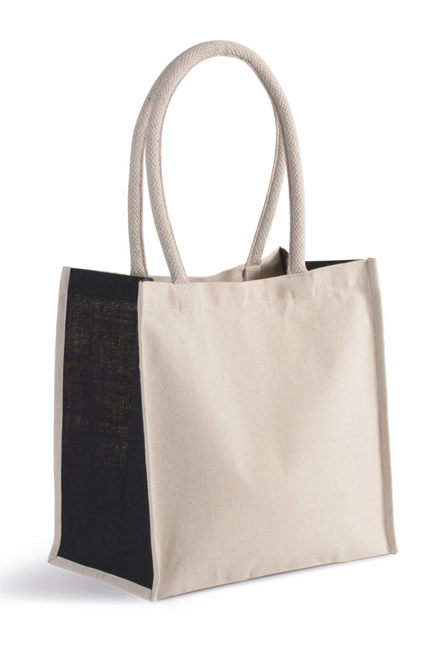 Kimood COTTON / JUTE TOTE BAG - 17 L
