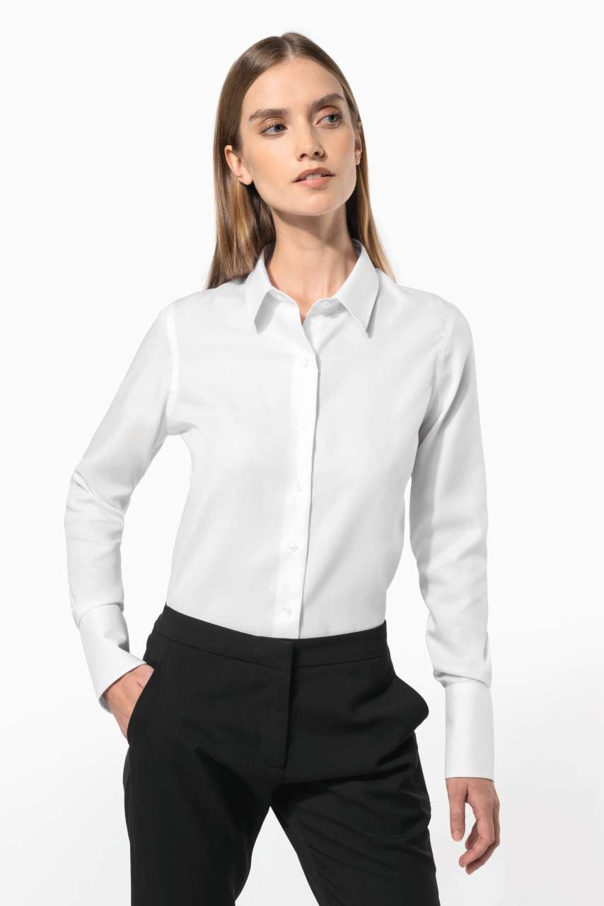 Kariban LADIES' LONG-SLEEVED NON-IRON SHIRT
