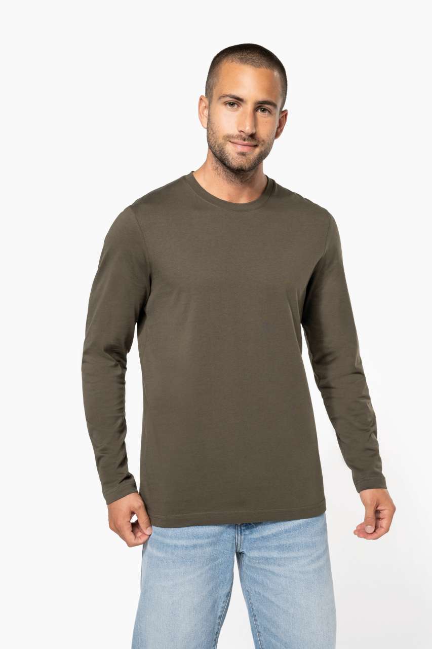 Kariban MEN'S LONG-SLEEVED CREW NECK T-SHIRT
