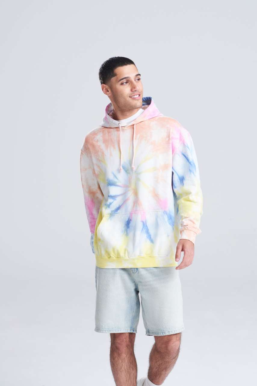 Just Hoods TIE-DYE HOODIE